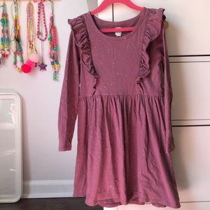 Long sleeve glitter dress